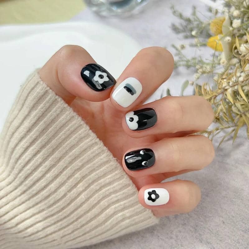 nail đen trắng (13)