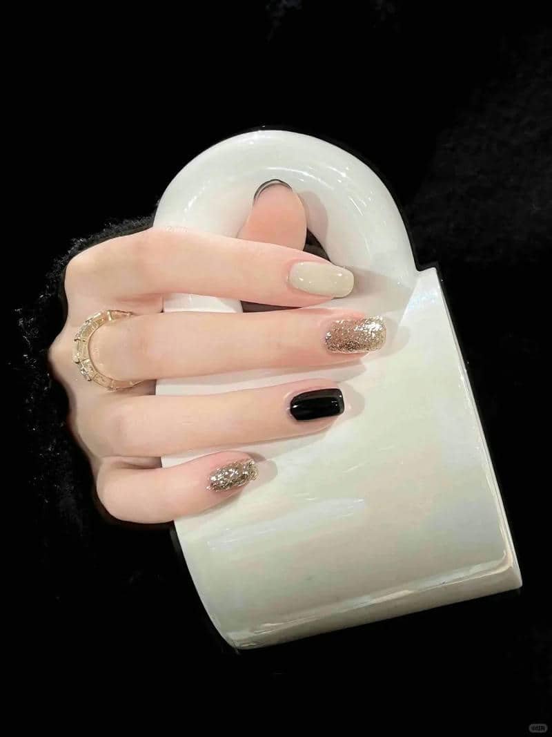 nail đen trắng (28)