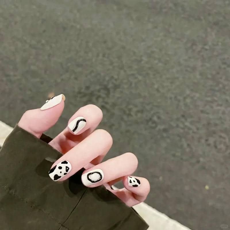 nail đen trắng (29)