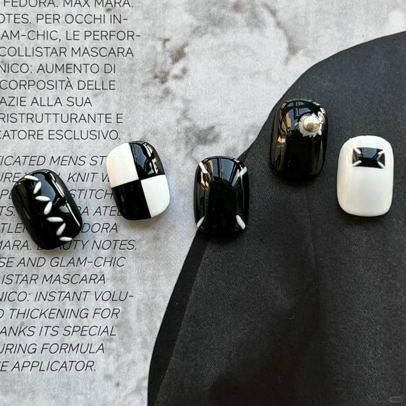 nail đen trắng (6)