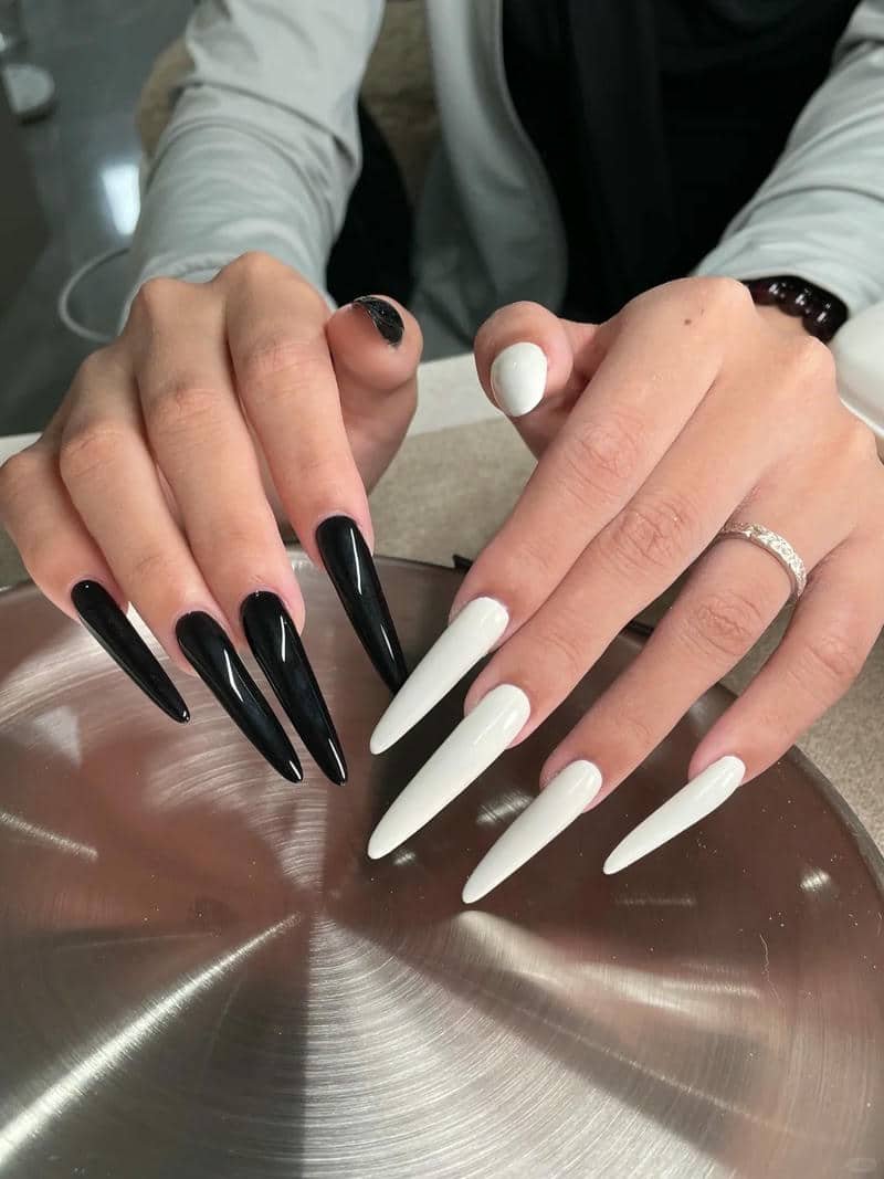 nail đen trắng (9)