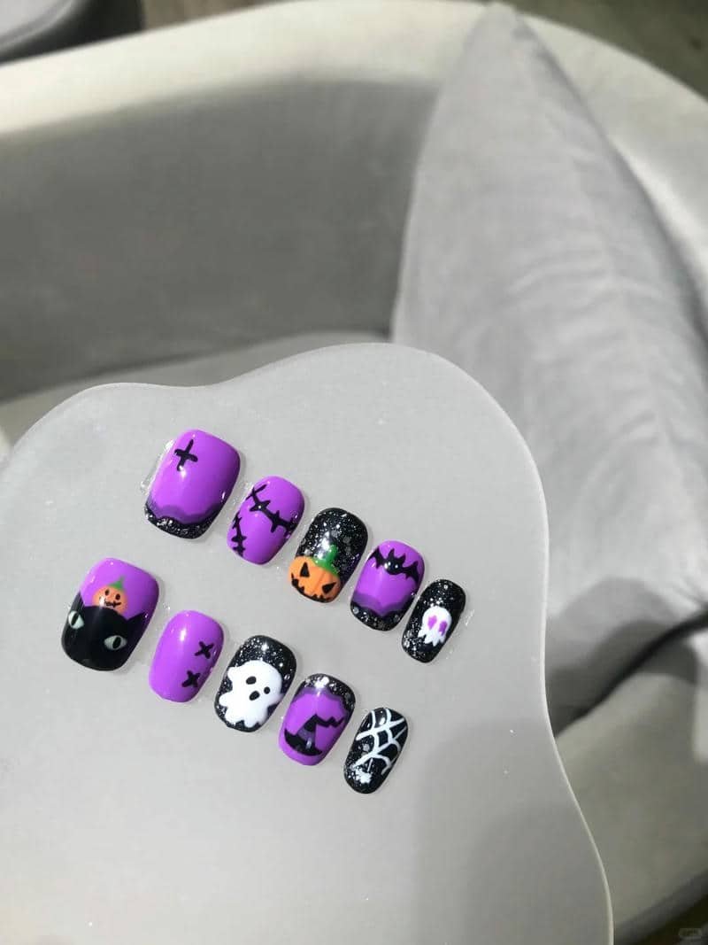 nail halloween (37)