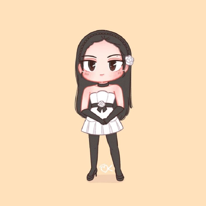 Ảnh chibi Jennie Blackpink