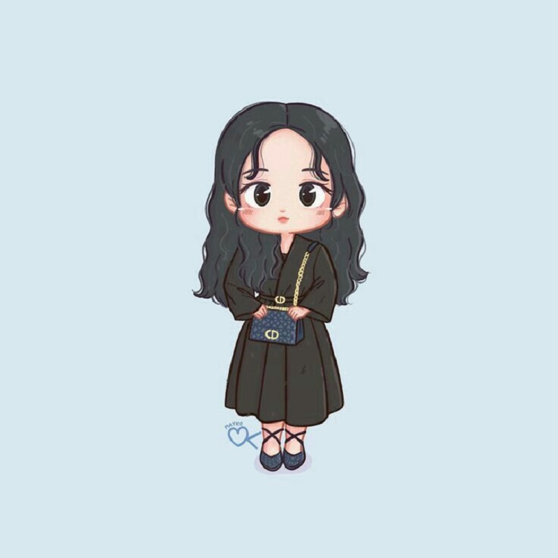 Ảnh chibi Jisoo Blackpink