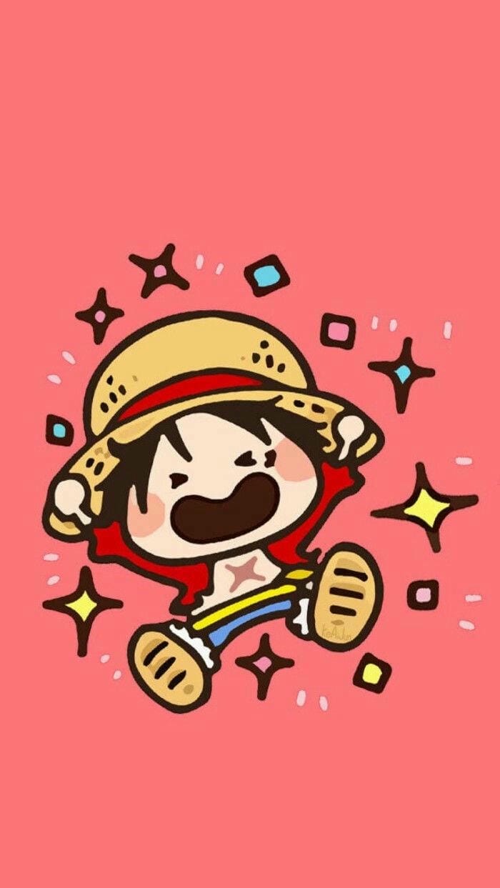 Ảnh chibi Luffy đơn giản, dễ vẽ