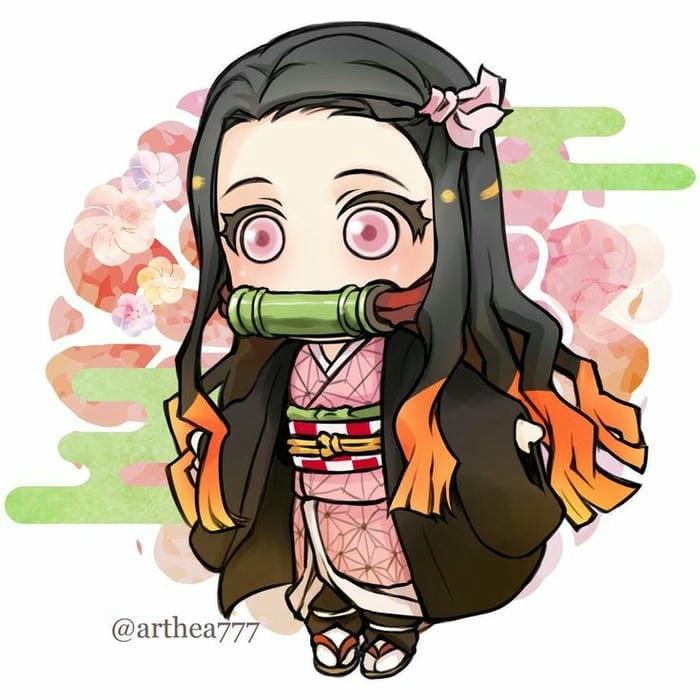 Ảnh chibi Nezuko chibi cute