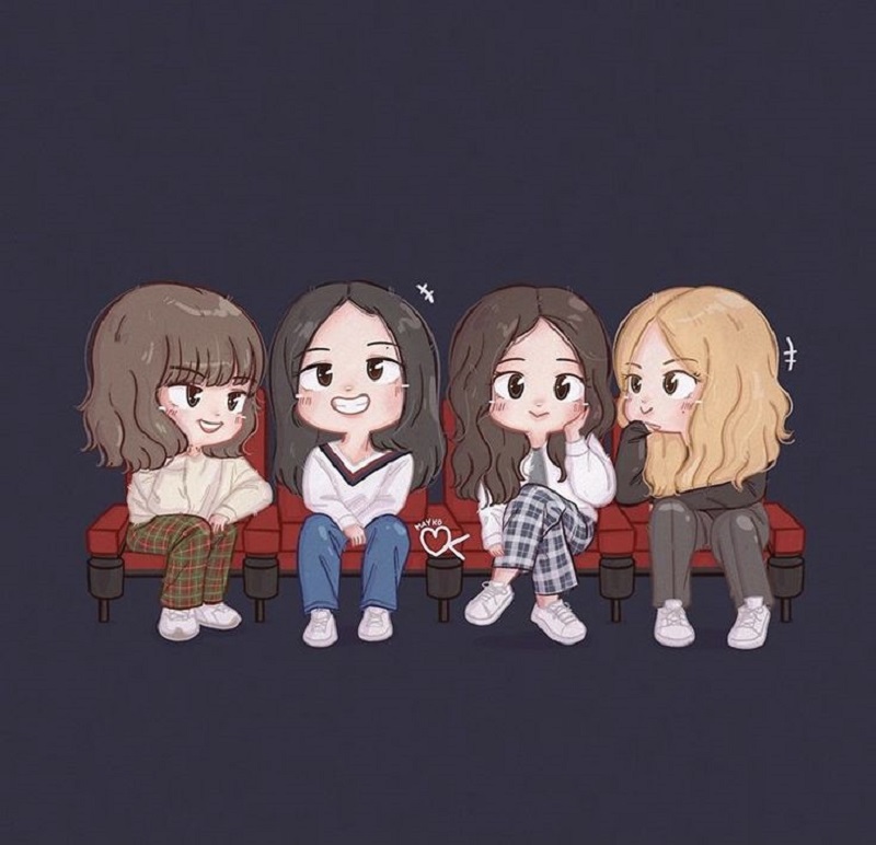 Chibi Blackpink đáng yêu