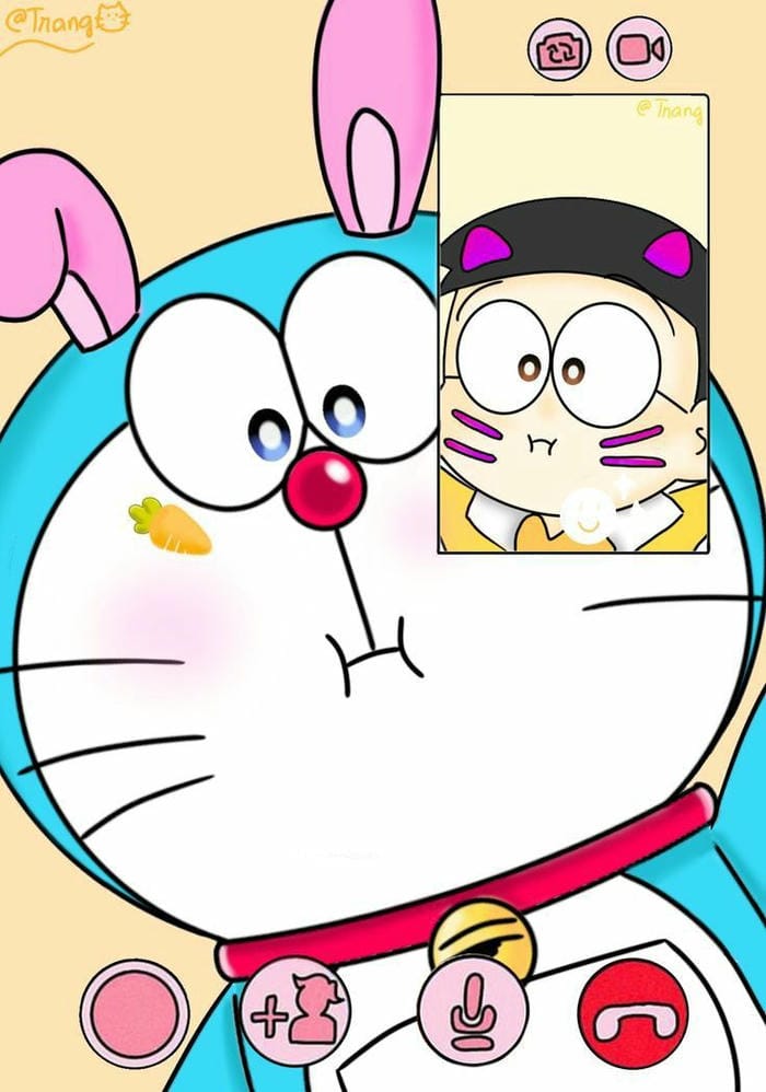 Doraemon và Nobita chibi cute