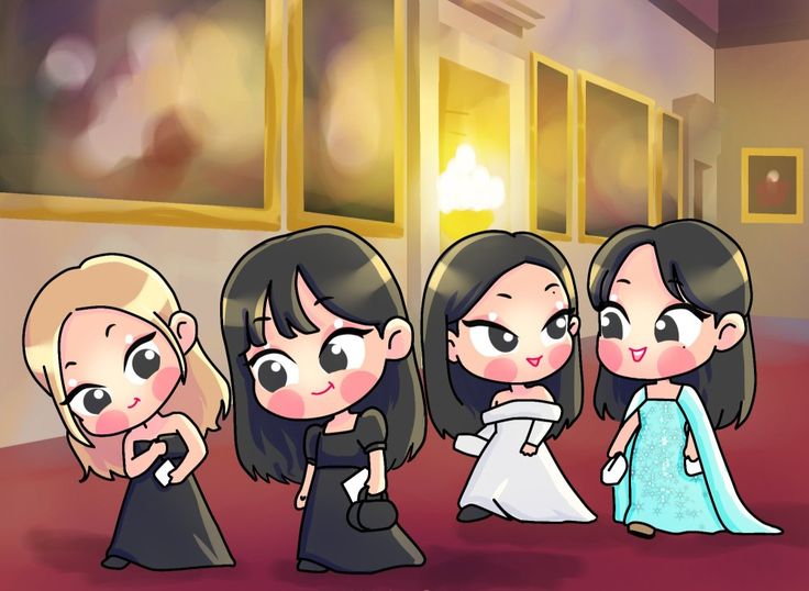 Hình ảnh Blackpink chibi đáng yêu