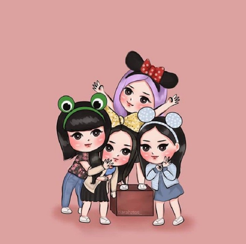 Hình ảnh Blackpink chibi siêu đáng yêu