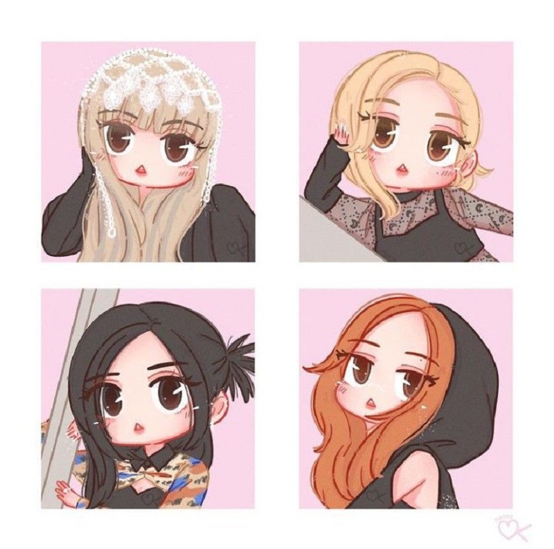 Hình ảnh Blackpink chibi siêu dễ thương