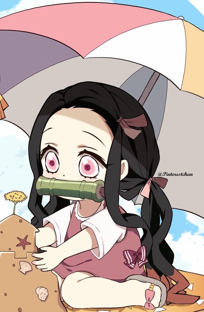 Hình ảnh chibi Nezuko cute