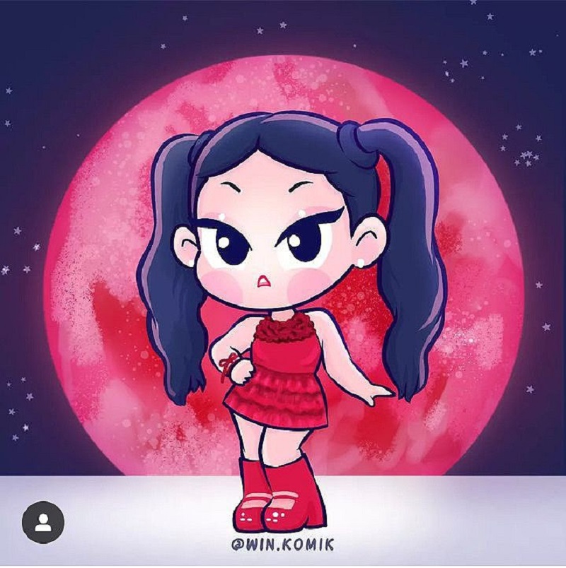 Jennie chibi Blackpink dễ thương