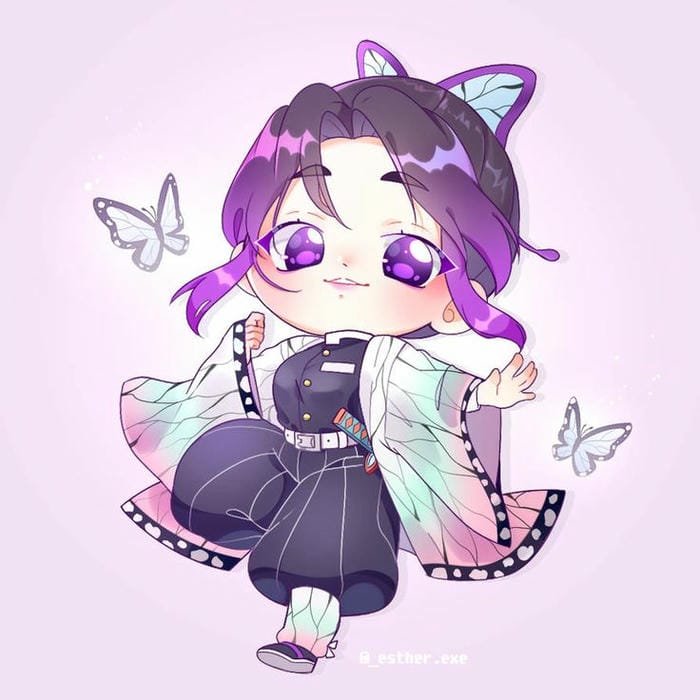 Ảnh chibi Shinobu dễ thương