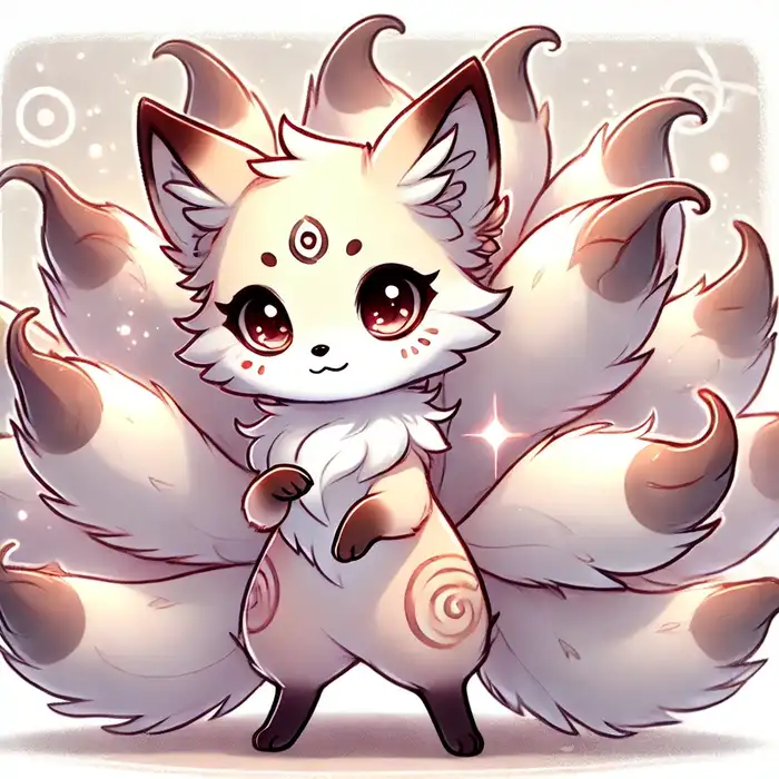 Ảnh chibi hồ ly anime đẹp, cute