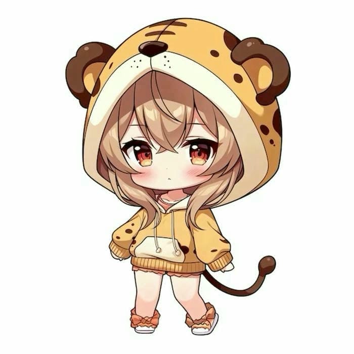 Ảnh chibi nữ trang phục dễ thương