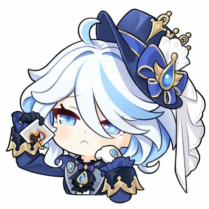 Chibi Furina Genshin cute