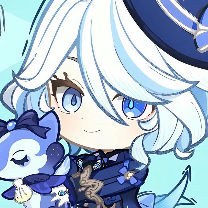 Chibi Furina Genshin dễ thương