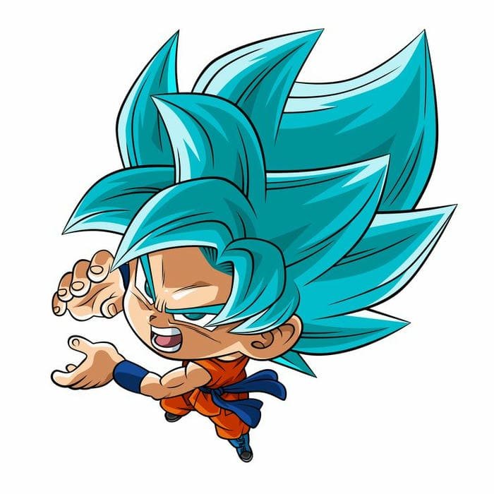 Chibi Goku bản năng vô cực