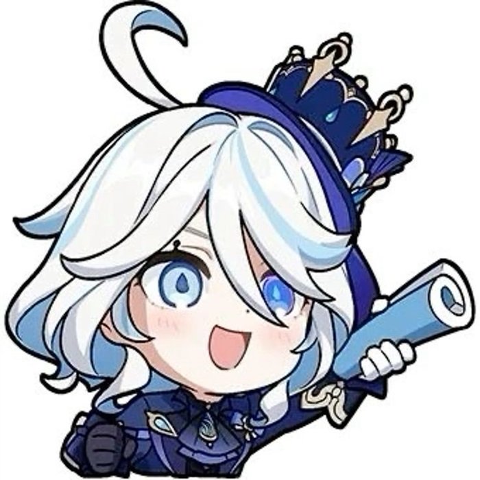 Chibi furina đơn giản, cute