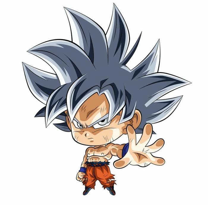 Goku bản năng vô cực chibi siêu cute