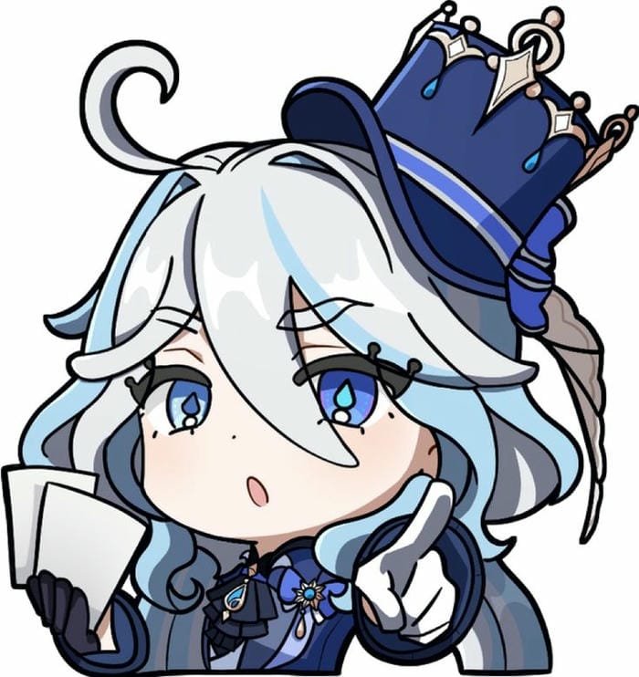 Hình ảnh chibi Furina Genshin siêu dễ thương