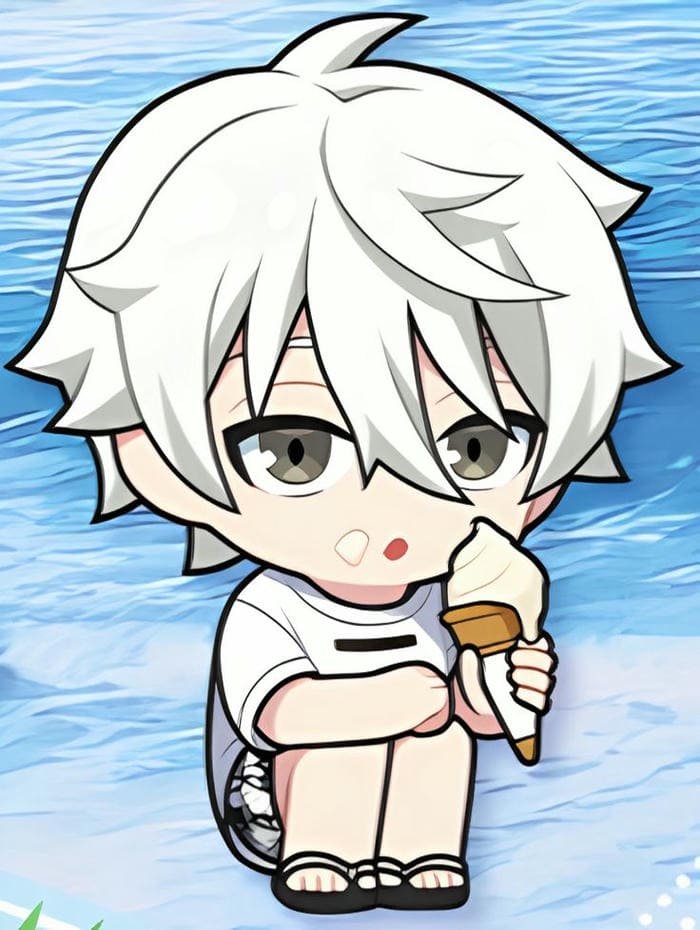 Hình ảnh chibi Nagi Seishiro siêu cute