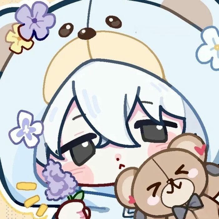 Hình ảnh chibi Nagi trang phục gấu siêu đáng yêu