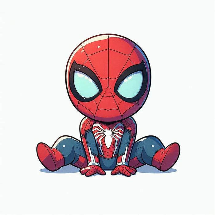 Hình ảnh chibi Spiderman siêu đáng yêu