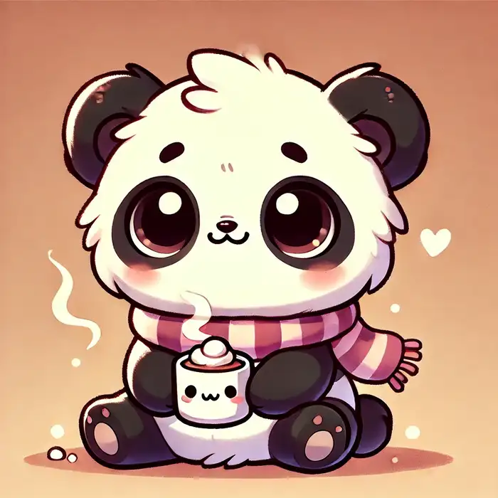 Hình avatar gấu trúc chibi cute