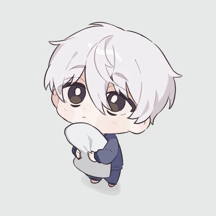 Hình chibi Nagi ôm gồi siêu đáng yêu
