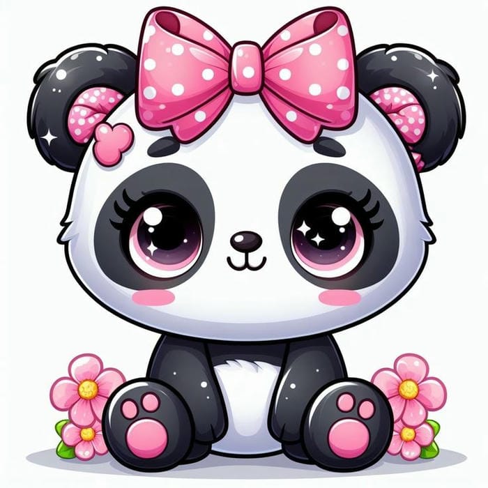 Hình ảnh gấu trúc chibi cute