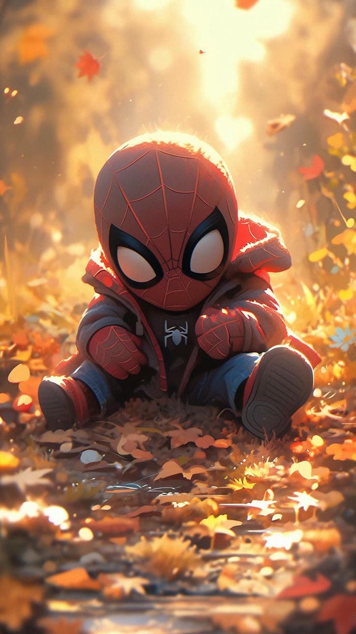 Hình nền chibi Spiderman