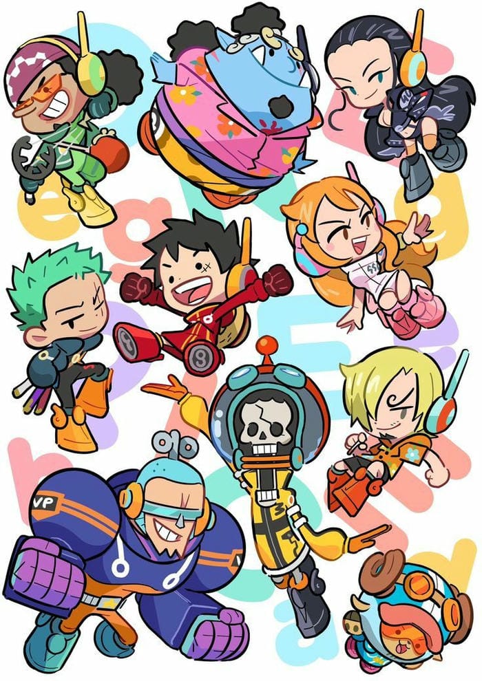 Hình nền chibi các nhân vật trong One Piece