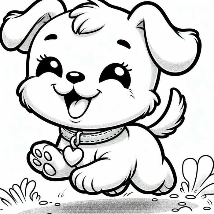 Hình tranh tô màu cho con cute cho bé