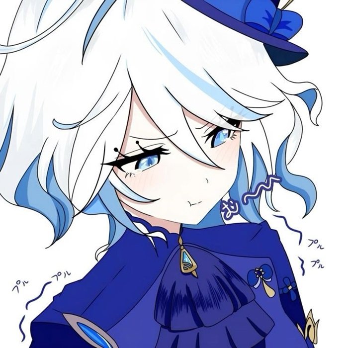 Hình vẽ chibi Furina biểu cảm cute