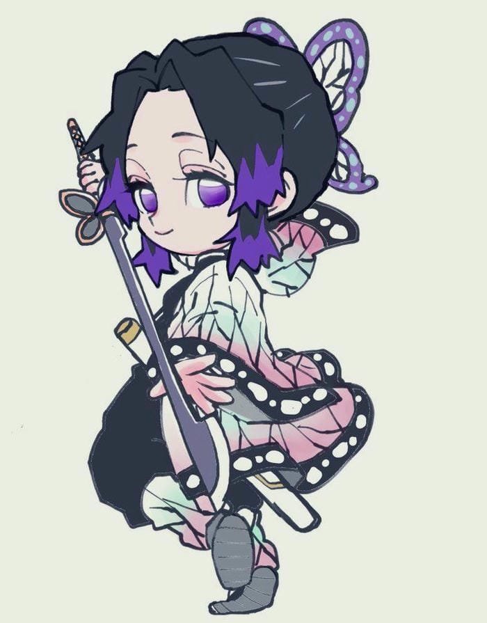 Hình vẽ chibi Shinobu