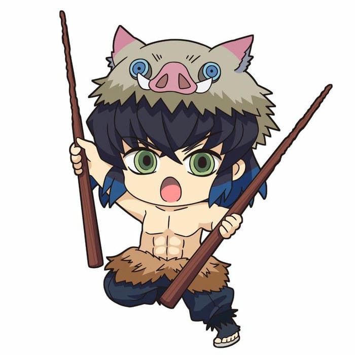 Inosuke chibi siêu đáng yêu