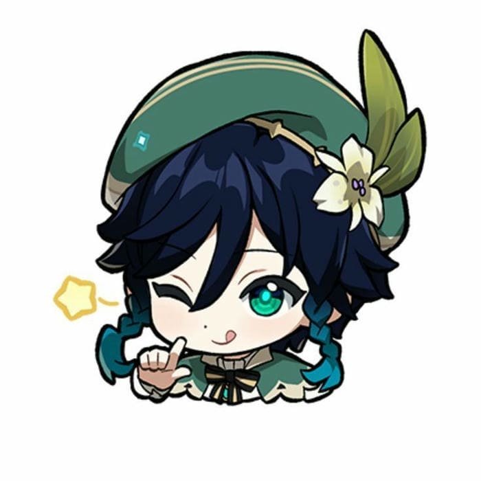 Ảnh Venti chibi biểu cảm đáng yêu
