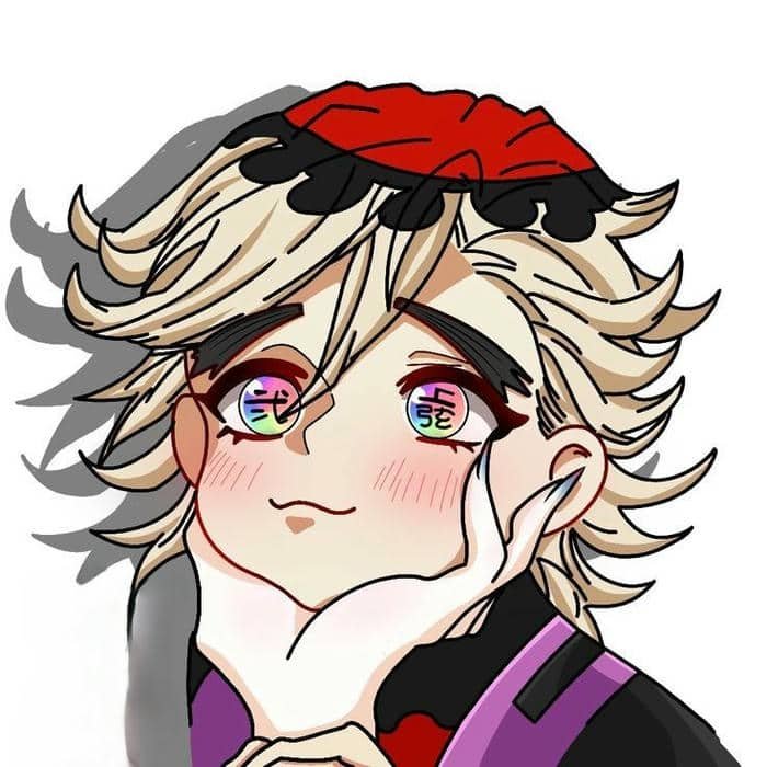 Ảnh chibi Douma biểu cảm đáng yêu