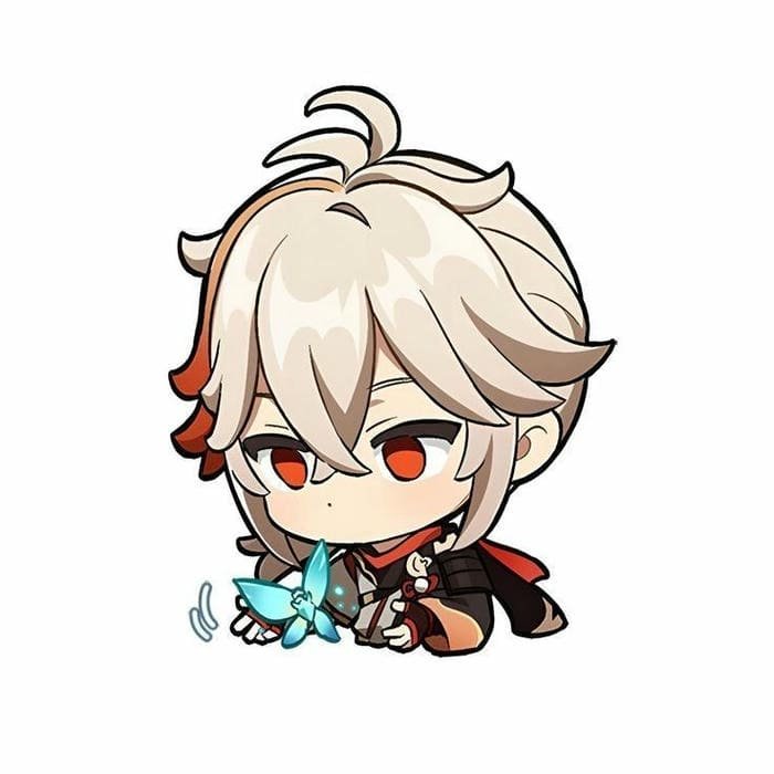 Ảnh chibi Kazuha đơn giản, cute