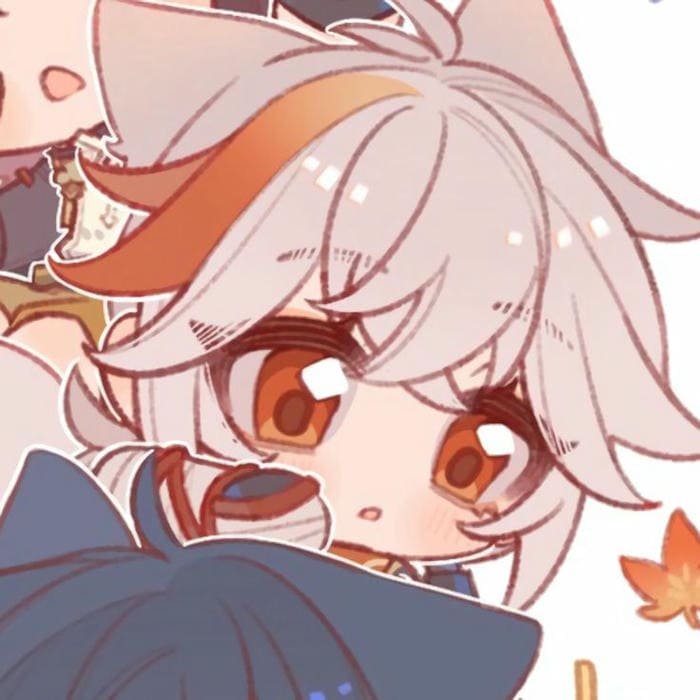 Ảnh chibi Kazuha siêu đáng yêu