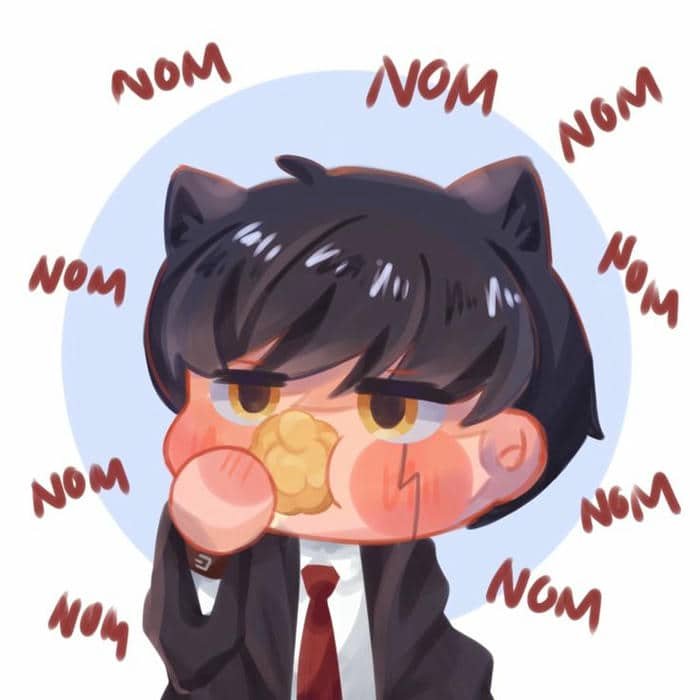 Ảnh chibi Mashle tai mèo siêu đáng yêu
