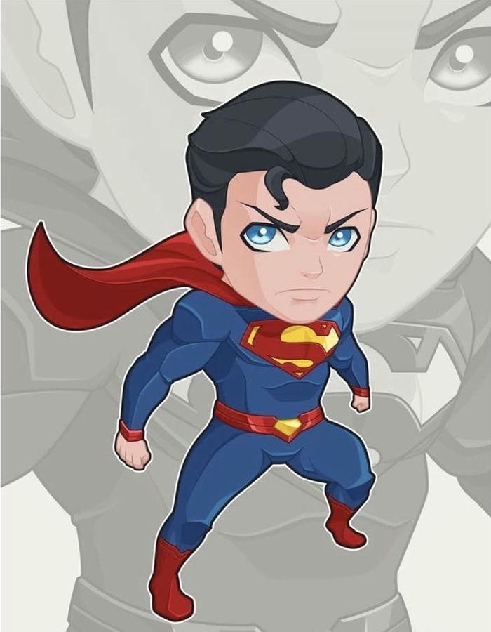 Ảnh chibi Superman ngầu