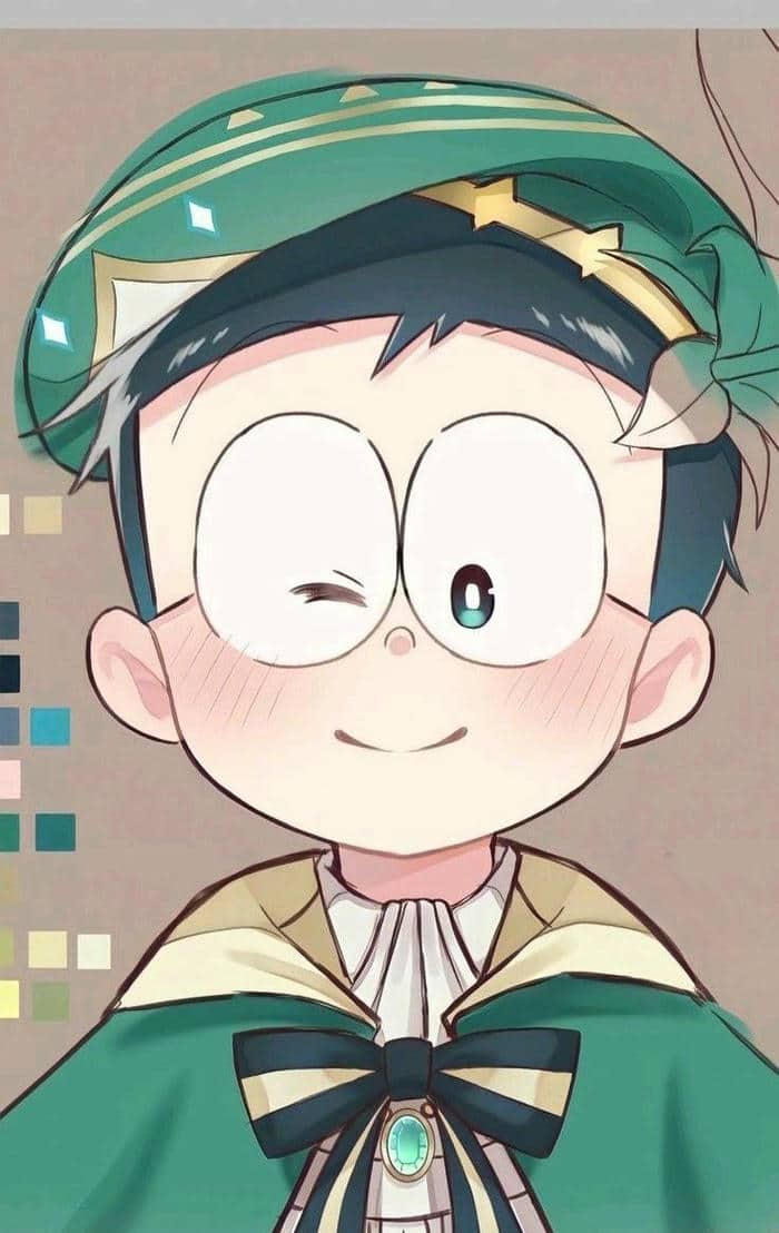 Ảnh hình vẽ chibi Nobita cute