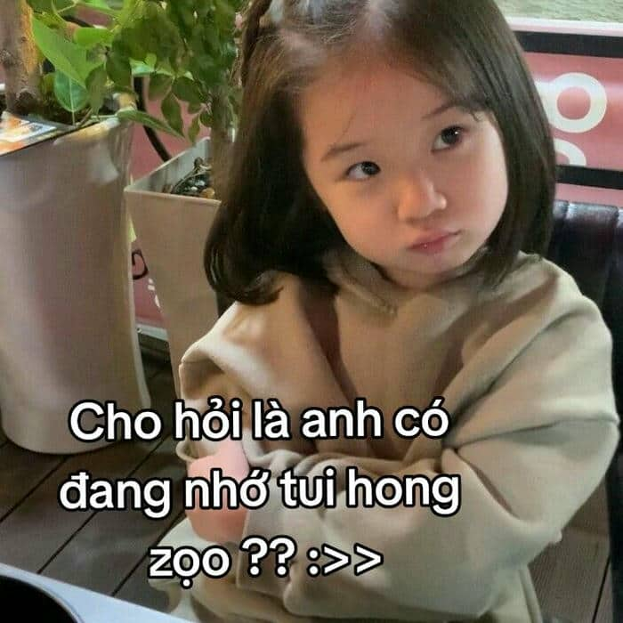 Ảnh meme dỗi người yêu