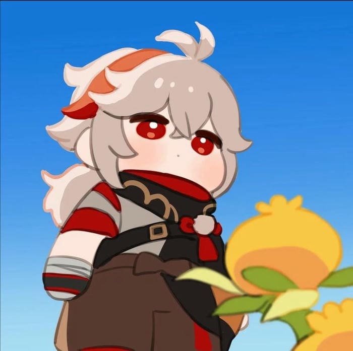 Chibi Kazuha đơn giản siêu đáng yêu