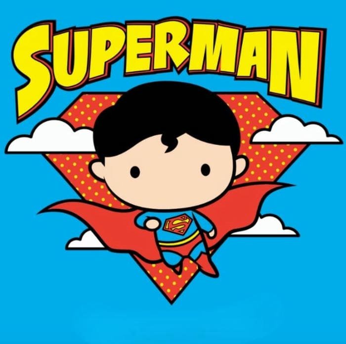 Chibi Superman đơn giản đáng yêu