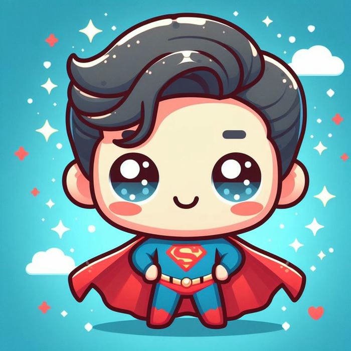 Chibi Superman siêu dễ thương