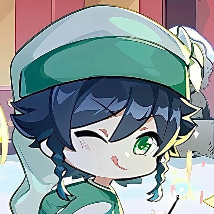 Chibi Venti biểu cảm đáng yêu